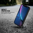 thumbnail image 3 of WIRESTER Shockproof Soft Rubber Cover Case for Apple iPhone XR 6.1", Basset Hound Dog Lying Down Looking Up On Light Blue Background, 3 of 5