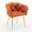 Orange, variant on Pink Velvet Chair, Soft and Cozy / Creates a Warm Bedroom Atmosphere