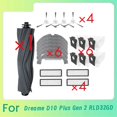 thumbnail image 1 of 21 Pcs for D10 Plus Gen 2 RLD32GD Sweeping Robot Cleaner Parts Replacement Main Side Brush Mop Filter, 1 of 5