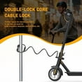 thumbnail image 2 of Electric Scooter Lock, Bike Lock, Cable Lock with 5-Digit Combination, Double Cable Locks Anti-Theft 41 Inch for Electric Scooter, Electric Bike, Bicycle, Electric Scooter Accessories, 2 of 9