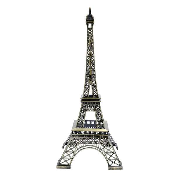 Decoración de la Torre Eiffel de Metal Vintage, modelo de construcción de la Torre Eiffel, estatua pequeña de la Torre Eiffel de Metal, modelo de Torre Eiffel de escritorio