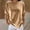 Gold, variant on Women Long Sleeve Tops Solid Round Neck Velvet Asymmetric Hem Straight Cut Fall Shirts