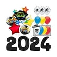 thumbnail image 2 of 2024 Colorful Grad! Graduation Balloons Bouquet Kit - For Kids - Congrats Grad Party Decor Decoration Supplies, 2 of 12