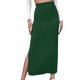thumbnail image 5 of Falda midi tipo túnica con abertura lateral falda básica ajustada para mujer traje diario de diseño Simple, 5 of 9