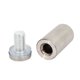 thumbnail image 2 of 19mm x 40mm Inoxidable Acero Vidrio Mesa Espaciadores Separador Fijación Tornillos Pernos 4Uds Unique Bargains soportes de estante, 2 of 3