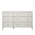 thumbnail image 4 of Commode à 6 tiroirs Monarch Hill Poppy, Blanc, Gris, 4 of 9