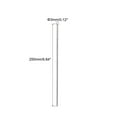 thumbnail image 2 of Uxcell 304 Stainless Steel Round Rods 3mm x 250mm for DIY Craft, 4Pcs, 2 of 5