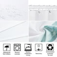thumbnail image 6 of Vggrvlo 72"x72" Christmas Shower Curtain Waterproof Cute Lightweight Standard Size Bathroom Curtains Rust-Proof Bathroom Essentials with 12 Plastic Hooks, 6 of 6
