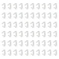 thumbnail image 1 of CLIPS de MELLA de 60 PCS CUBIERTAS de CUBIERTA de CUBIERTA Multipropósito clips de soporte transparente moderno para un restaurante para acampar de 6x5x1.5 cm, 1 of 8
