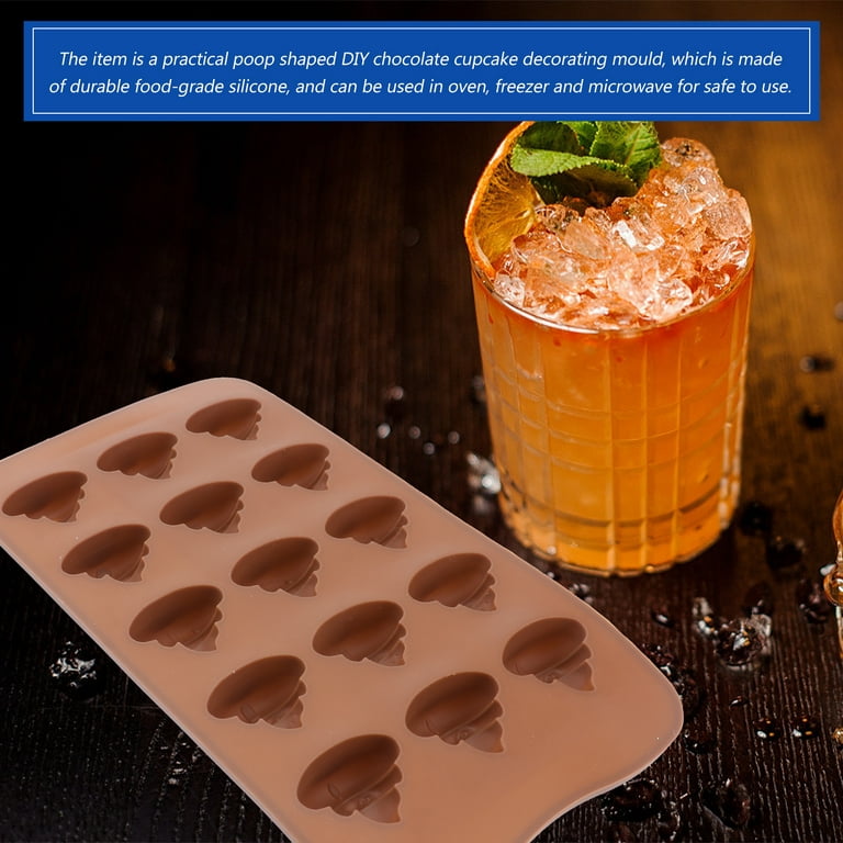 FUNBAKY Chocolate Silicone Molds - Square Candy Molds for Caramel, Gummy,  Ice Cube (1)
