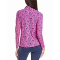 thumbnail image 2 of IBKUL womens  Mock Neck Top, s, Pink, 2 of 3