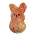 thumbnail image 1 of 6" Easter Bunny Stuffed Plush, Bunny Rabbit Peep Easter Toys, Goodie Bag Fillers, Easter Basket Stuffers Gifts for Boys & Girls (Orange）, 1 of 5