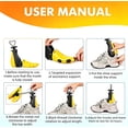 thumbnail image 6 of KOOOGEAR Shoe Stretcher Boot Stretcher, Adjustable Width and Length Shoe Expander Shoe Widener Stretcher Women Men(Yellow), 6 of 6