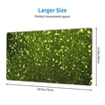 thumbnail image 2 of Cauagu Green Glitter Sparkle for Large Mouse Pad,XXL Extended Gaming Mouse Mat Long Extended Desk Mat Big Desk Pad Mat(16 x 29.5in) for Work/Game/Office/Home, 2 of 8