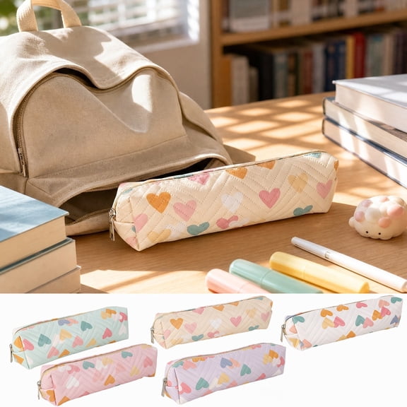 Summer Saving!Back_to_School Saving!School_Supplies!Under $1 dollars!Special Pencil Case Pouch, Colorful Pencil Pouch Makeup Brush Bags ForTeenagers Home Office Orginazer, Blue