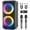 T27-T, variant on JYX Bluetooth Speaker, Dual 6.5'' Subwoofer Portable Party Speaker System for Outdoor, Deep Bass Party Box with Led Lights, T27-T