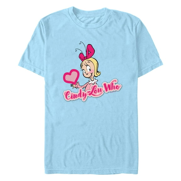 Men's Dr. Seuss Cindy-Lou Who Heart  Graphic T-Shirt