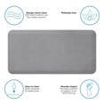 thumbnail image 5 of GelPro Flatweave Pewter Anti,Fatigue Kitchen Floor Mat, 20" x 40", Light Grey, 5 of 5