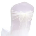 thumbnail image 5 of Jinsinto 25pcs Chair Cover Bows Ribbon Bows 17 X 275cm (not Include Chair Covers) white, 5 of 5