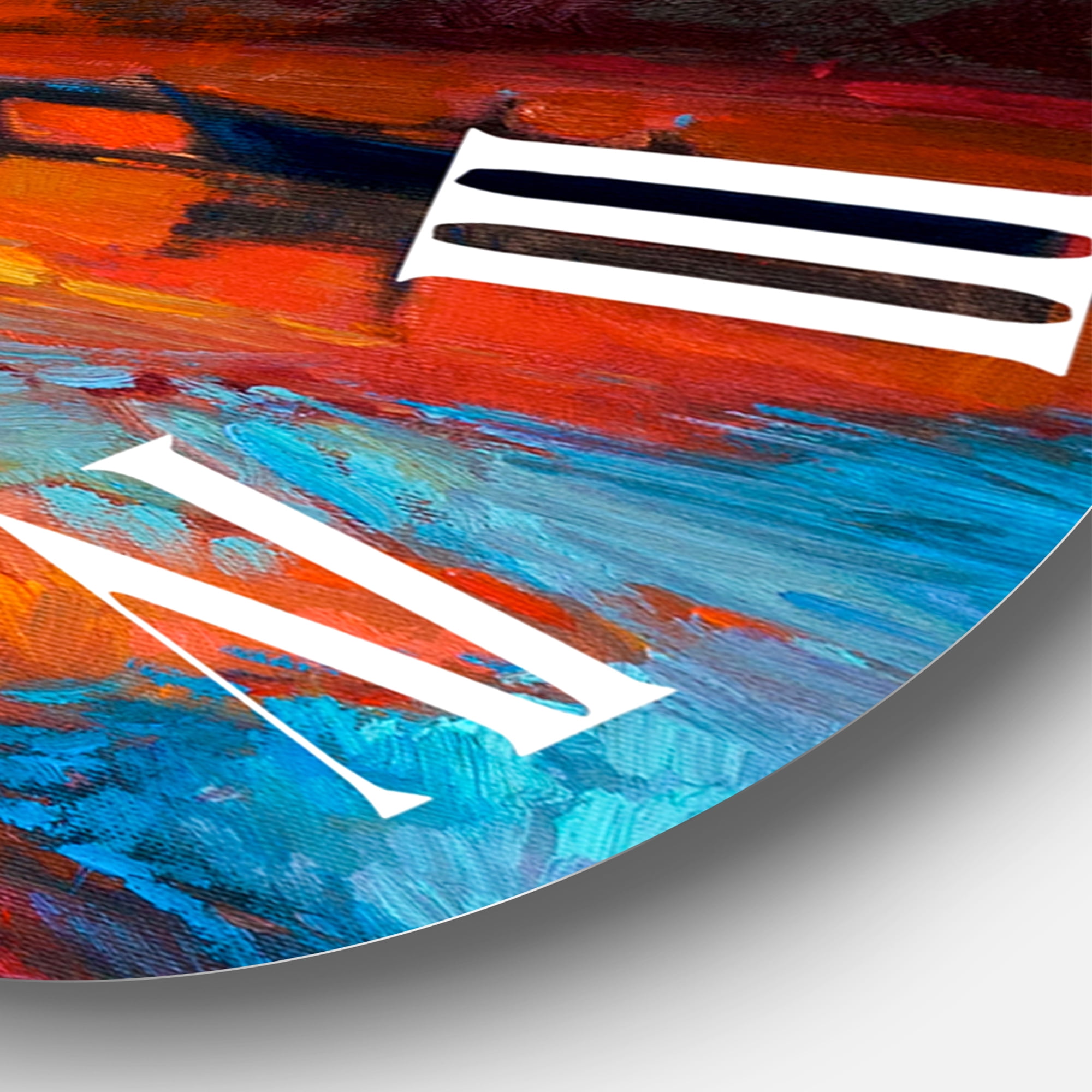Designart 1 in Quartz Coastal Wall Clock