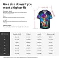 thumbnail image 7 of Sigee Magic Mushrooms ,Fireflies Print Men's Shirts Casual Button Down Short Sleeve Summer Beach Shirt Hawaiian Vacation Shirts Tee Shirt-Medium, 7 of 7