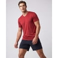 thumbnail image 2 of 5 Pack Men's Dry Fit V Neck Workout T Shirts Athletic Gym Fitness Tees, 2 of 7