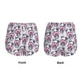 thumbnail image 5 of Lsque Baby Cow Printed Women's Running Shorts with Liner Pockets,Elastic Quick Dry Workout Athletic Gym Yoga Shorts,Womens High Waist Shorts-XX-Large, 5 of 9
