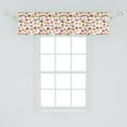thumbnail image 2 of Ambesonne Dessert Valance Pack of 2, Bakery Medley, 54"X12", Multicolor, 2 of 4