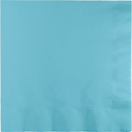 Party Central Club Pack of 250 Pastel Blue Solid 3-Ply Disposable Dinner Napkins 8.75"