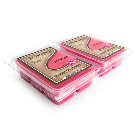 Christmas Air Fresheners Sugarplum Cranberry Wax Melts Multi Pack - 2 Highly Scented Bars - Made With Natural Oils - Christmas & Holiday Air Freshener Cubes Collection ()