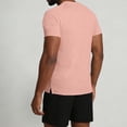 thumbnail image 4 of Generic Men's Athletic Muscle Fit T-Shirt Short Sleeve Lightweight Moisture-Wicking Performance Gym Training Tee Tops, 4 of 5