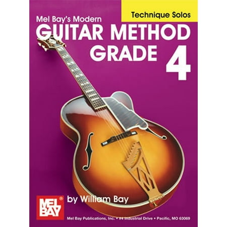 Modern Guitar Method Grade 4, Technique Solos - by William Bay -