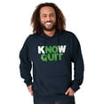 thumbnail image 5 of Know Quit Motivation Workout Exercise Hoodie Sweatshirt Women Men Brisco Brands M, 5 of 6