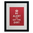 thumbnail image 4 of Trademark Fine Art "Alert Dirt Marooned" Canvas Art by Megan Romo, Black Frame, 4 of 4