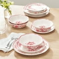 thumbnail image 3 of The Pioneer Woman Agatha 12-Piece Stoneware Dinnerware Set, Red, 3 of 12