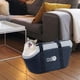 thumbnail image 5 of Transportín transpirable para mascotas, gatos pequeños, medianos, perros y cachorros, suave. negro S, 5 of 6