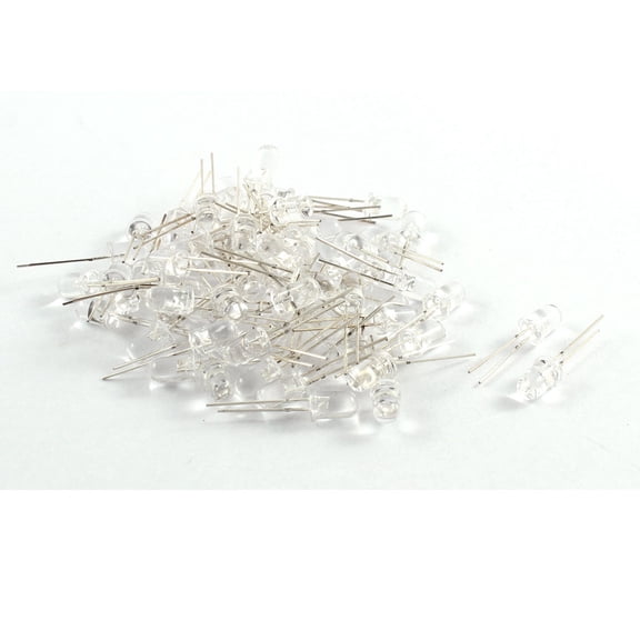 Uxcell 70 Pcs 0.36" x 0.2" Yellow LED Bright Light Lamp Emitting Diode DC 1.8V-2.0V for Color Displays