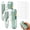 Green*2, variant on Portable Floss Pick Dispenser, Automatic Pop-up Dental Floss Holder, Refillable Hygienic Floss Pick Case for Home Travel Office