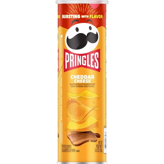Pringles Cheddar Cheese Potato Crisps Chips - 5.5 oz (Pack of 1)