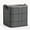 Gray (150L), variant on Foldable Storage Bag With Reinforced Handles, Large Capacity Zippered Home Dorm Organizer for Bedding & Clothes, Dark Gray, 15.75"x19.69"x19.69"