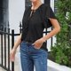 thumbnail image 1 of mfyjkho Tops Para Mujer, Suéter De Punto De Color Liso Para Mujer, Camisola Con Cuello En V Retorcido Tops Y Blusas Para Mujer Xl, 1 of 7