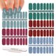 thumbnail image 1 of Tiras de esmalte de uñas más gruesas con purpurina Danneasy 5 hojas de pegatinas autoadhesivas para uñas Kit de manicura con lima de uñas y palillo para cutículas, 1 of 1