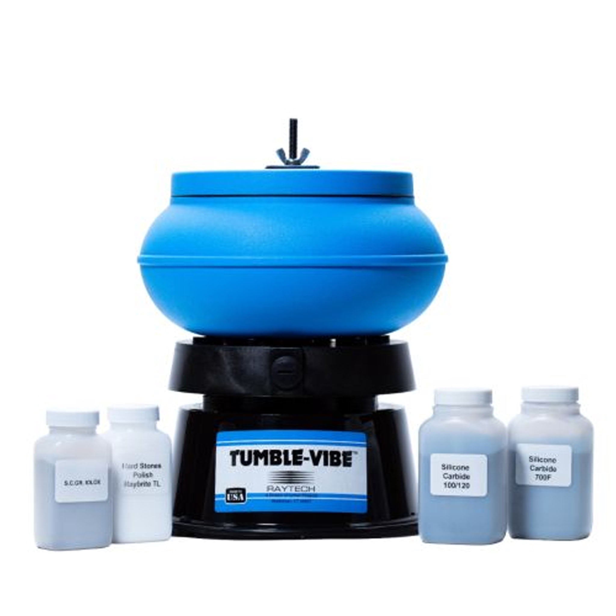 Tumble-Vibe 10 Vibratory Tumbler with 4-Step Grit & Bowl Kit