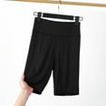 thumbnail image 2 of WAYUTE Shorts for Women Solid Color Lightweight Knee Length Layer Breathable Underwear Bottoms Durable for Summer Daily Wear, 2 of 3