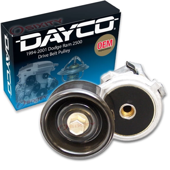 Dayco Drive Belt Tensioner Assembly compatible with Dodge Ram 2500 5.9L 8.0L V10 V8 1994-2001