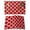Red, variant on Table Placemats Set of 4,Retro Moroccan Red Geometric Non-Slip Kitchen Dining Tables Place Mat,Abstract Watercolor Stripe Washable Table Mats for Home Dinner Holiday Party Banquet