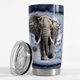 thumbnail image 3 of SANDJEST Vaso Térmico de Acero Inoxidable de 20oz con Diseño de Elefante, 3 of 7