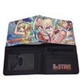 thumbnail image 1 of Cartera de piel sintética con personajes de anime de Dr. Stone Ishigami Senku, 1 of 1
