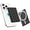 Black, variant on MJSHUN Magnetic Suction Phone Mount for MagSafe Case, Silicone Octo Cup Buddy Sticky Grip Holder for iPhone, Removable Hands-Free Selfie/Video for TikTok Influencers, Women Gift, Light Pink