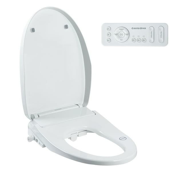 Casta Diva Smart Heated Bidet Seat with SelfCleaning Nozzle for